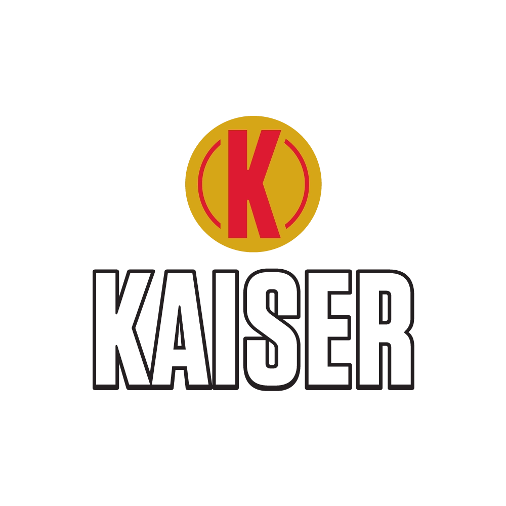 Logo cervejaria Kaiser, marca do Grupo Heineken