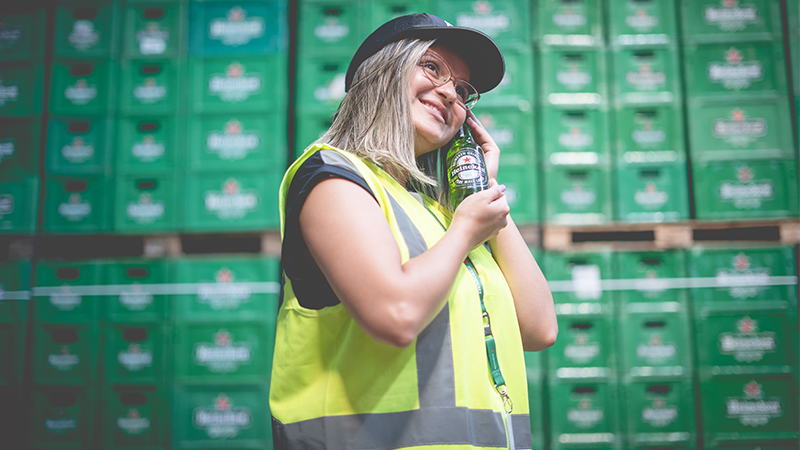 Paixão é um dos valores do Grupo Heineken